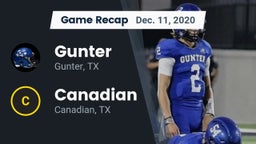 Recap: Gunter  vs. Canadian  2020