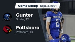 Recap: Gunter  vs. Pottsboro  2021