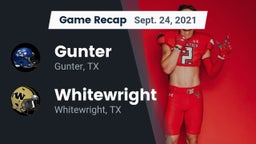 Recap: Gunter  vs. Whitewright  2021