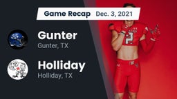 Recap: Gunter  vs. Holliday  2021