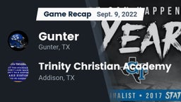Recap: Gunter  vs. Trinity Christian Academy  2022