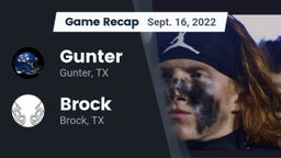 Recap: Gunter  vs. Brock  2022