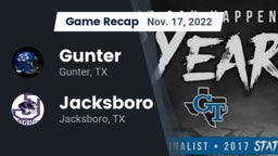 Recap: Gunter  vs. Jacksboro  2022
