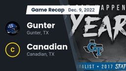 Recap: Gunter  vs. Canadian  2022