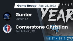 Recap: Gunter  vs. Cornerstone Christian  2023