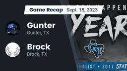 Recap: Gunter  vs. Brock  2023