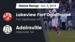 Recap: Lakeview Fort Oglethorpe  vs. Adairsville  2019