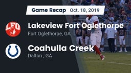 Recap: Lakeview Fort Oglethorpe  vs. Coahulla Creek  2019