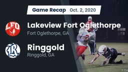 Recap: Lakeview Fort Oglethorpe  vs. Ringgold  2020