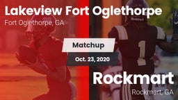 Matchup: Lakeview Fort Ogleth vs. Rockmart  2020