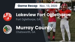 Recap: Lakeview Fort Oglethorpe  vs. Murray County  2020