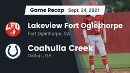 Recap: Lakeview Fort Oglethorpe  vs. Coahulla Creek  2021