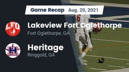 Recap: Lakeview Fort Oglethorpe  vs. Heritage  2021