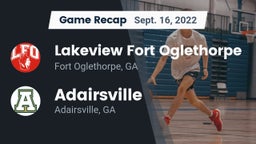 Recap: Lakeview Fort Oglethorpe  vs. Adairsville  2022
