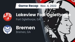 Recap: Lakeview Fort Oglethorpe  vs. Bremen  2022