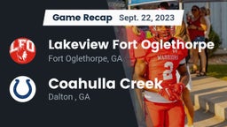Recap: Lakeview Fort Oglethorpe  vs. Coahulla Creek  2023