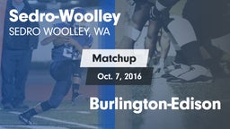 Matchup: Sedro-Woolley vs. Burlington-Edison 2016