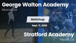 Matchup: George Walton  vs. Stratford Academy  2020