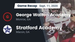 Recap: George Walton Academy  vs. Stratford Academy  2020
