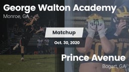 Matchup: George Walton  vs. Prince Avenue  2020