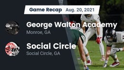 Recap: George Walton Academy  vs. Social Circle  2021