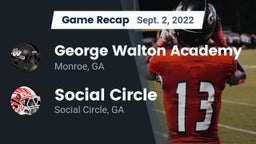 Recap: George Walton Academy  vs. Social Circle  2022