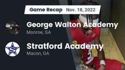 Recap: George Walton Academy  vs. Stratford Academy  2022