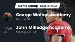 Recap: George Walton Academy vs. John Milledge Academy  2023