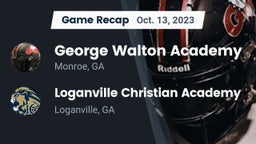 Recap: George Walton Academy vs. Loganville Christian Academy 2023