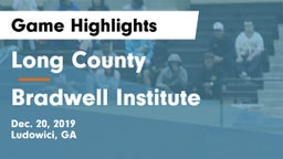 Long County  vs Bradwell Institute Game Highlights - Dec. 20, 2019