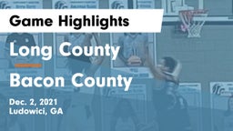 Long County  vs Bacon County  Game Highlights - Dec. 2, 2021