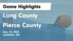 Long County  vs Pierce County  Game Highlights - Jan. 14, 2022