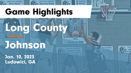 Long County  vs Johnson  Game Highlights - Jan. 10, 2023