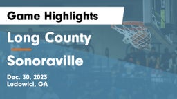 Long County  vs Sonoraville  Game Highlights - Dec. 30, 2023