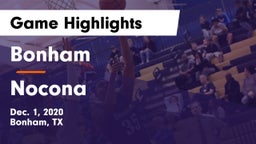 Bonham  vs Nocona  Game Highlights - Dec. 1, 2020