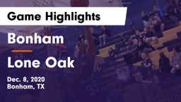 Bonham  vs Lone Oak  Game Highlights - Dec. 8, 2020