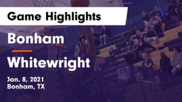 Bonham  vs Whitewright  Game Highlights - Jan. 8, 2021