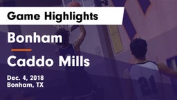 Bonham  vs Caddo Mills  Game Highlights - Dec. 4, 2018