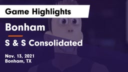 Bonham  vs S & S Consolidated  Game Highlights - Nov. 13, 2021