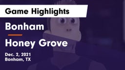 Bonham  vs Honey Grove  Game Highlights - Dec. 2, 2021
