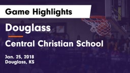 Douglass  vs Central Christian School Game Highlights - Jan. 25, 2018