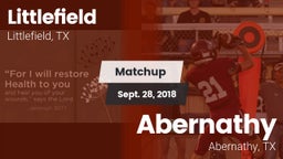 Matchup: Littlefield High vs. Abernathy  2018