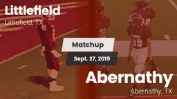 Matchup: Littlefield High vs. Abernathy  2019