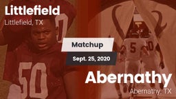 Matchup: Littlefield High vs. Abernathy  2020