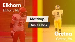Matchup: Elkhorn vs. Gretna  2016
