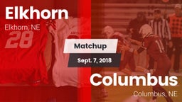 Matchup: Elkhorn vs. Columbus  2018