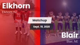 Matchup: Elkhorn vs. Blair  2020