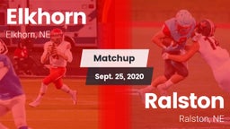 Matchup: Elkhorn vs. Ralston  2020