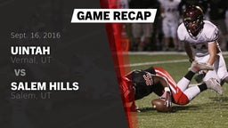 Recap: Uintah  vs. Salem Hills  2016