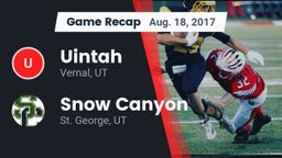 Recap: Uintah  vs. Snow Canyon  2017